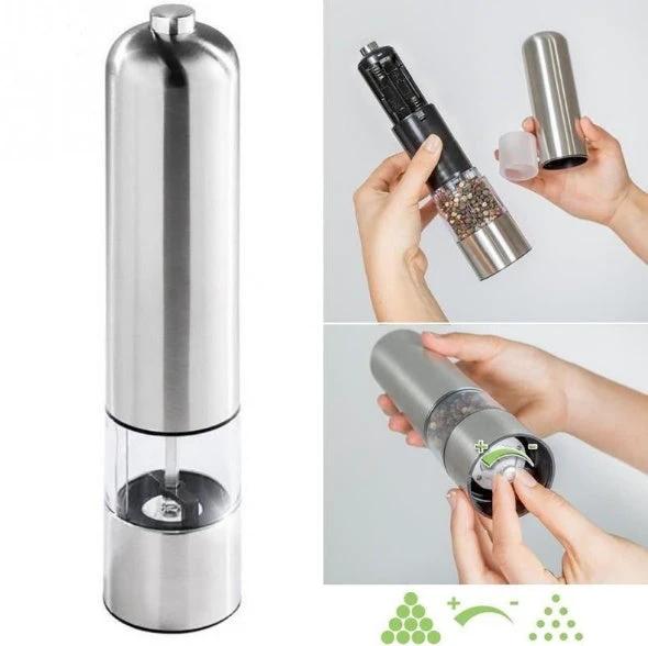 Stainless Steel Electric Grinder by GJG Denim