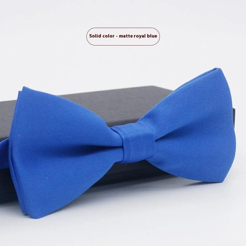 Men's Solid Color Bow Tie by GJG Denim