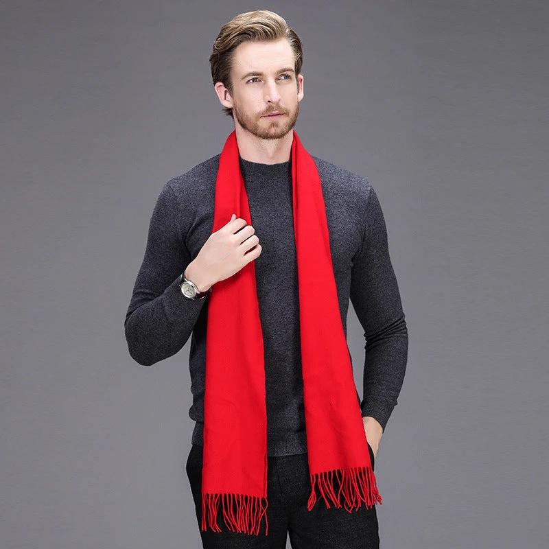 Men's Solid Color Scarf by GJG Denim