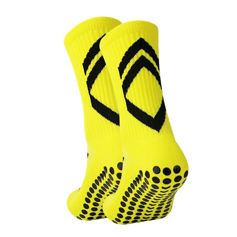 Men's Non-slip Thick Football Shock-absorbing Sports Socks by GJG Denim