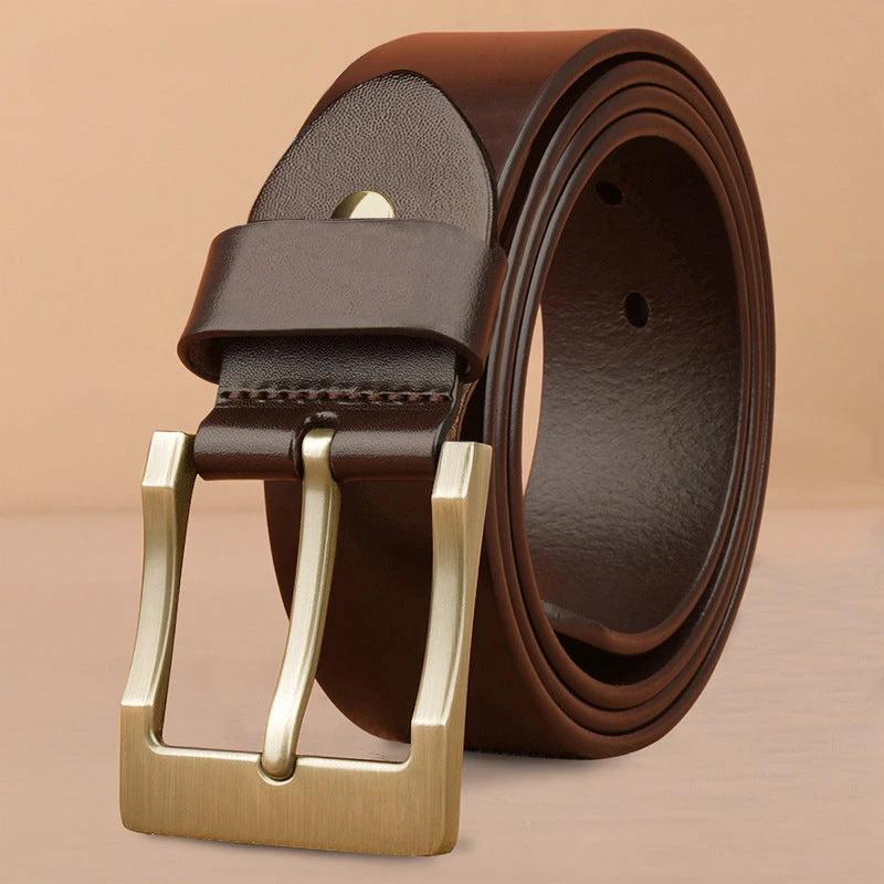 Men's Pin Buckle Business Casual Belt by GJG Denim