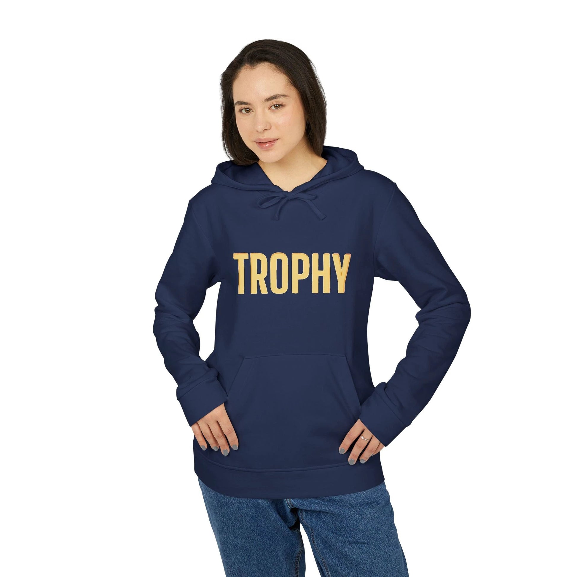 adidas Unisex Fleece Hoodie Trophy by Printify