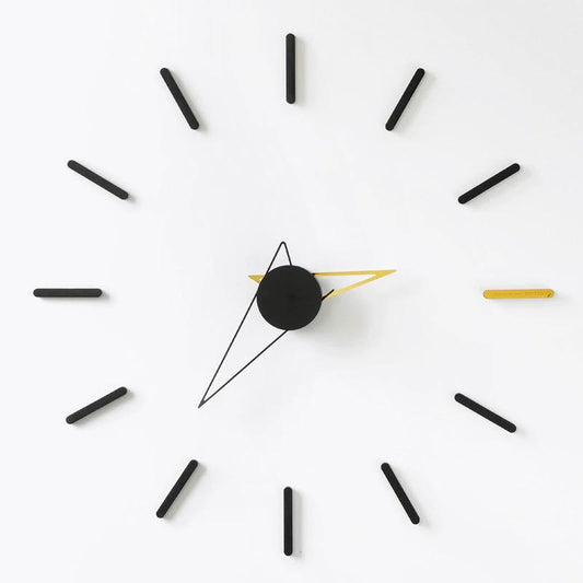 Decoration Wall Clock Living Room Nordic Light Luxury Clock Wall Hanging Creative Modern Style by GJG Denim