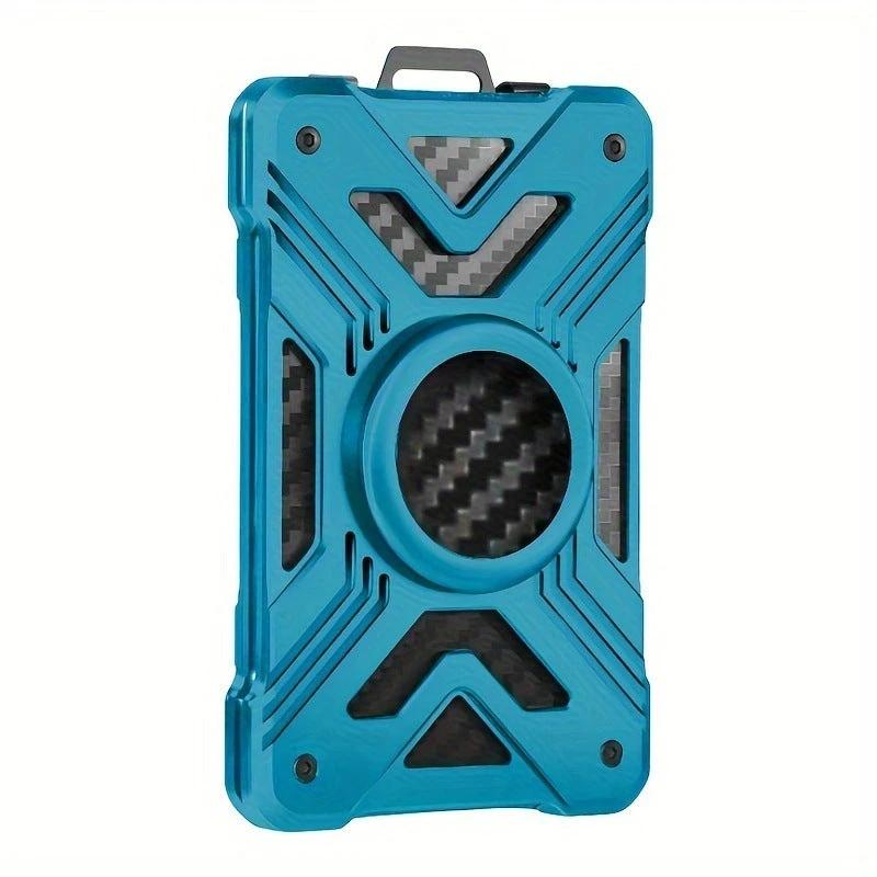 Card Holder Airtag Men's Tracker Case Carbon Fiber Credit Card Clip Wallet by GJG Denim