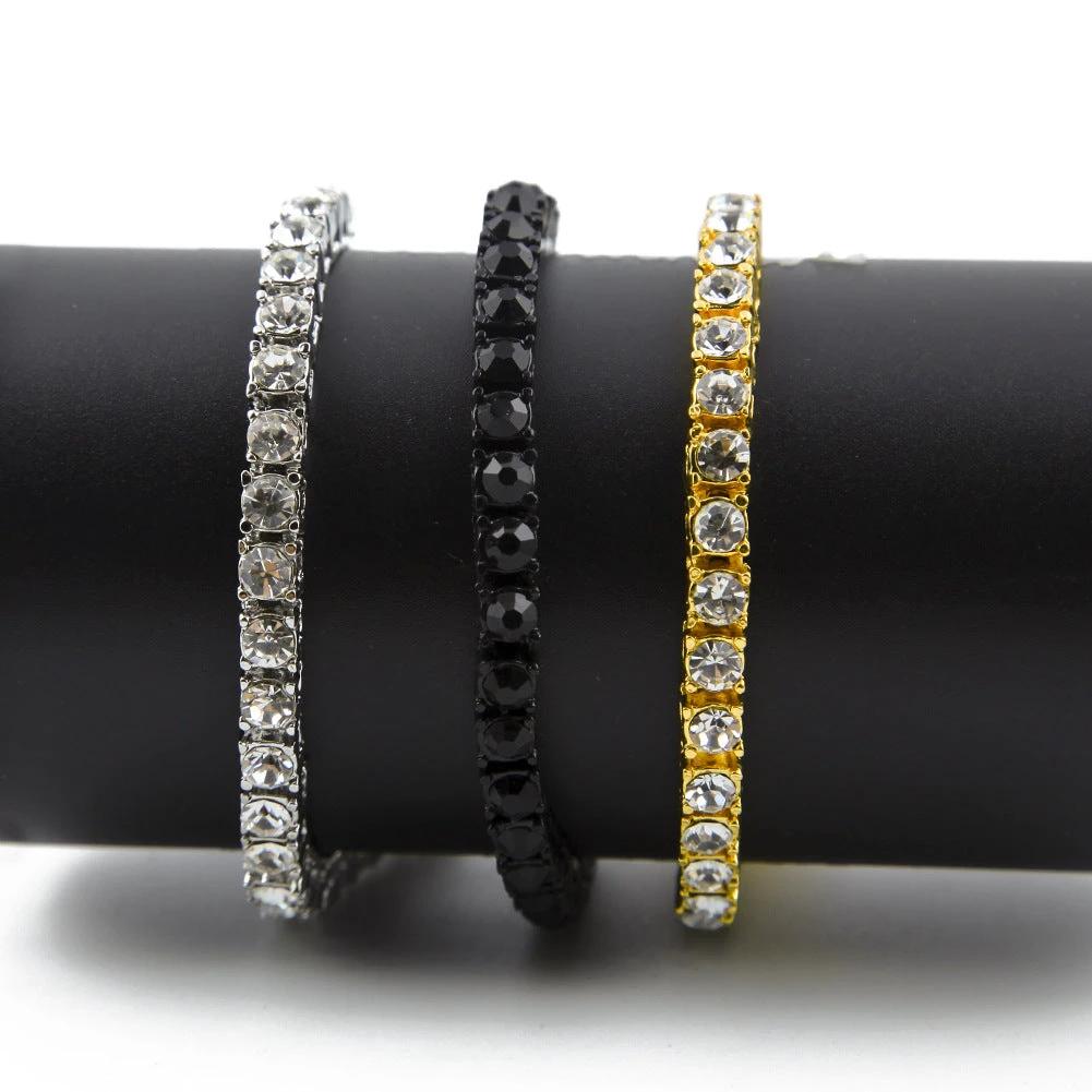Tin Alloy Iced Bracelet For Men by GJG Denim