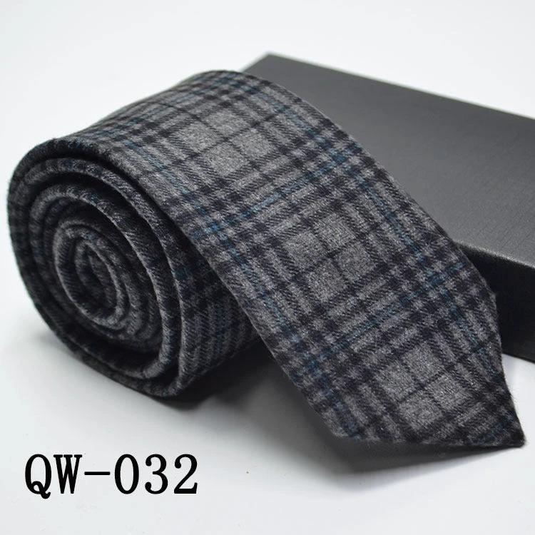 Men's Super Narrow Wool-like Elegant Tie by GJG Denim