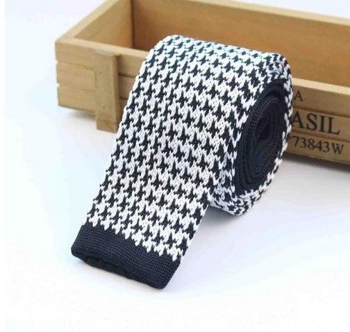 Men's Knitted Leisure Striped Ties by GJG Denim