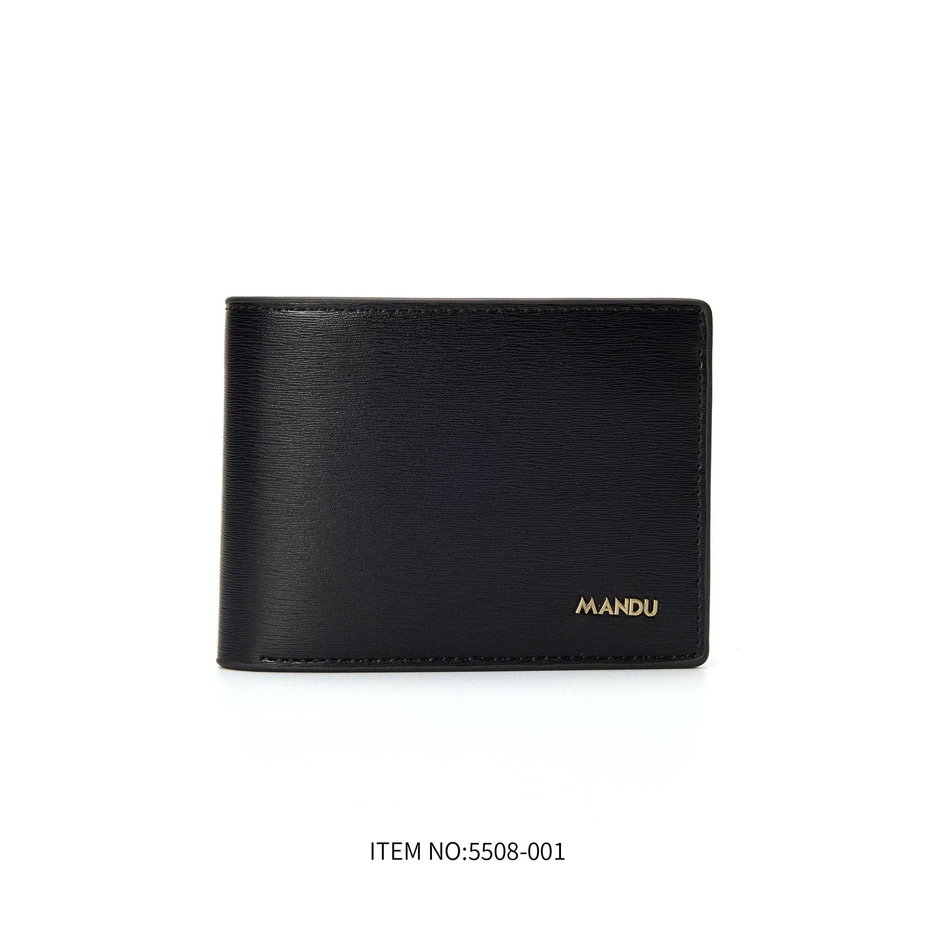Men's Solid Color Large Capacity Anti-theft Swiping Multi-functional Wallet by GJG Denim