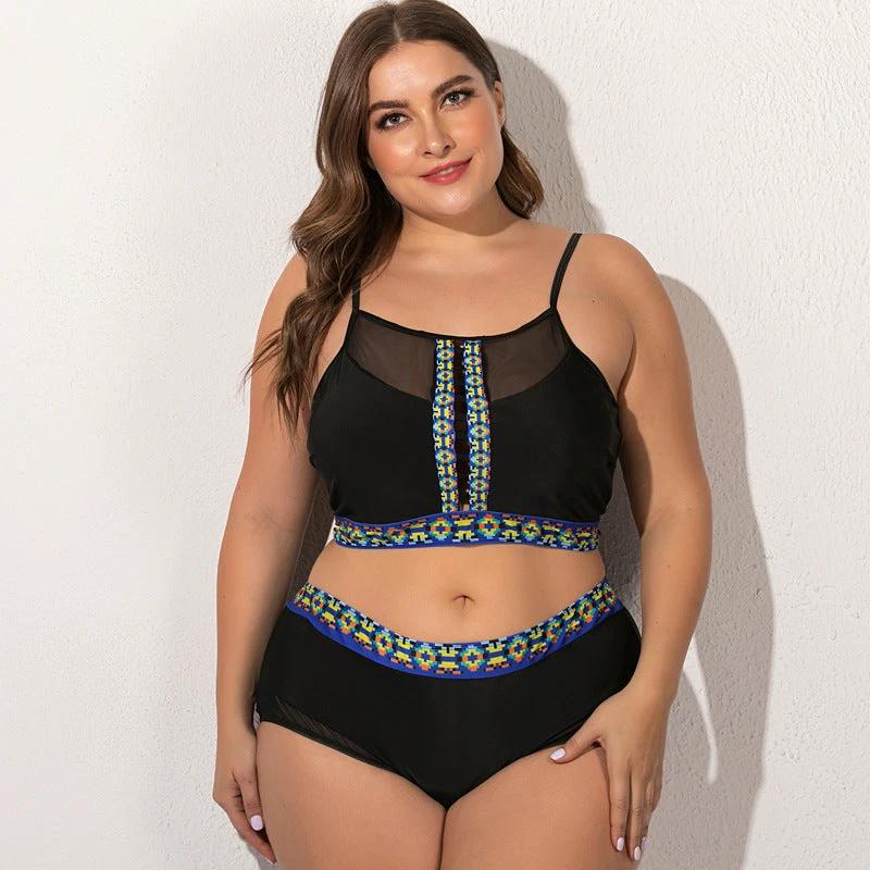 Plus size female swimsuit by GJG Denim