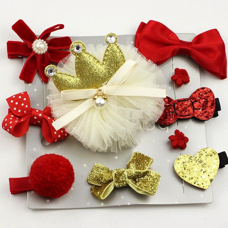Baby baby headwear set Christmas gift box by GJG Denim