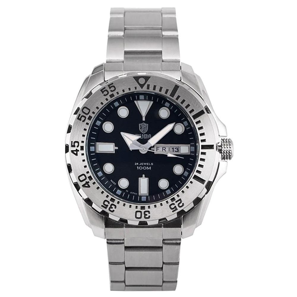 Men's Waterproof Luminous Quartz Movement Business Watch by GJG Denim