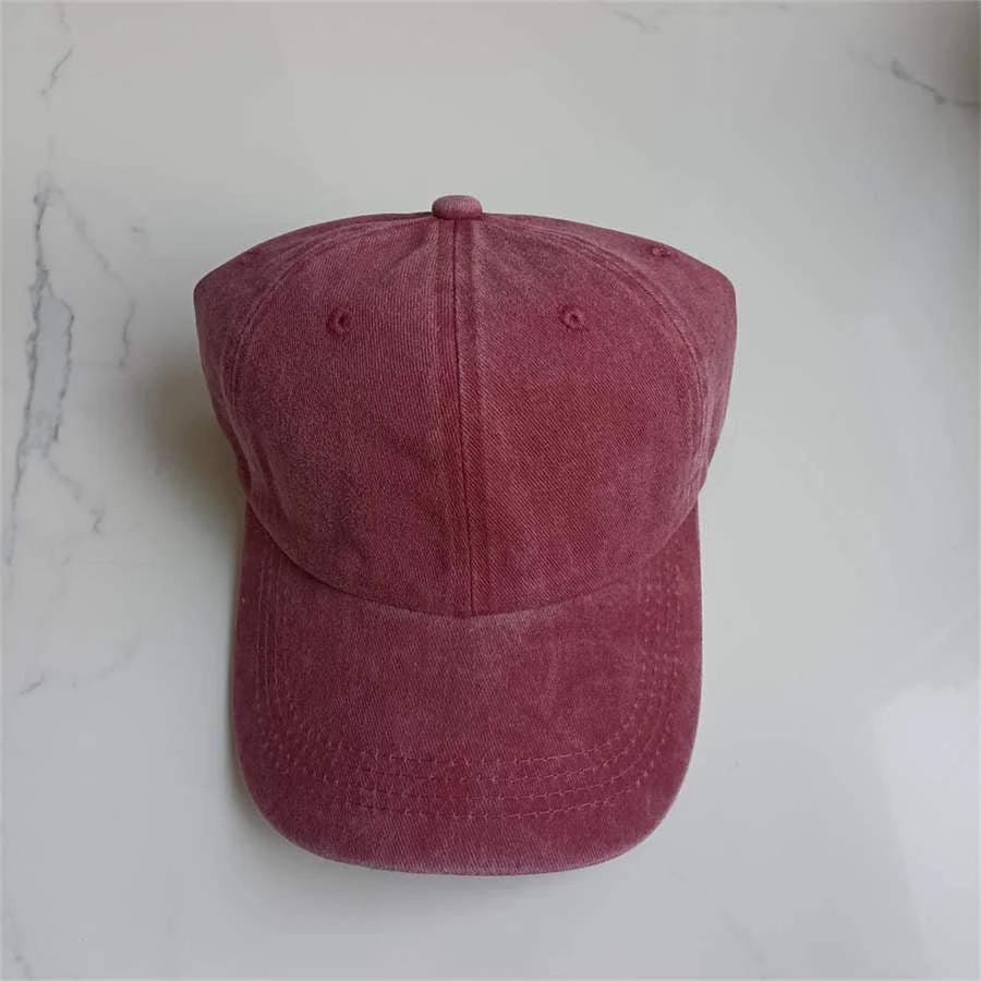 Retro Washed Baseball Cap For Men by GJG Denim