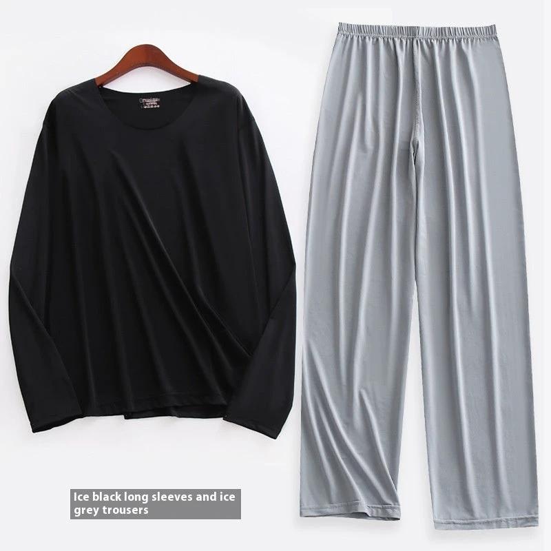 Men's Long-sleeved Pajamas Set by GJG Denim