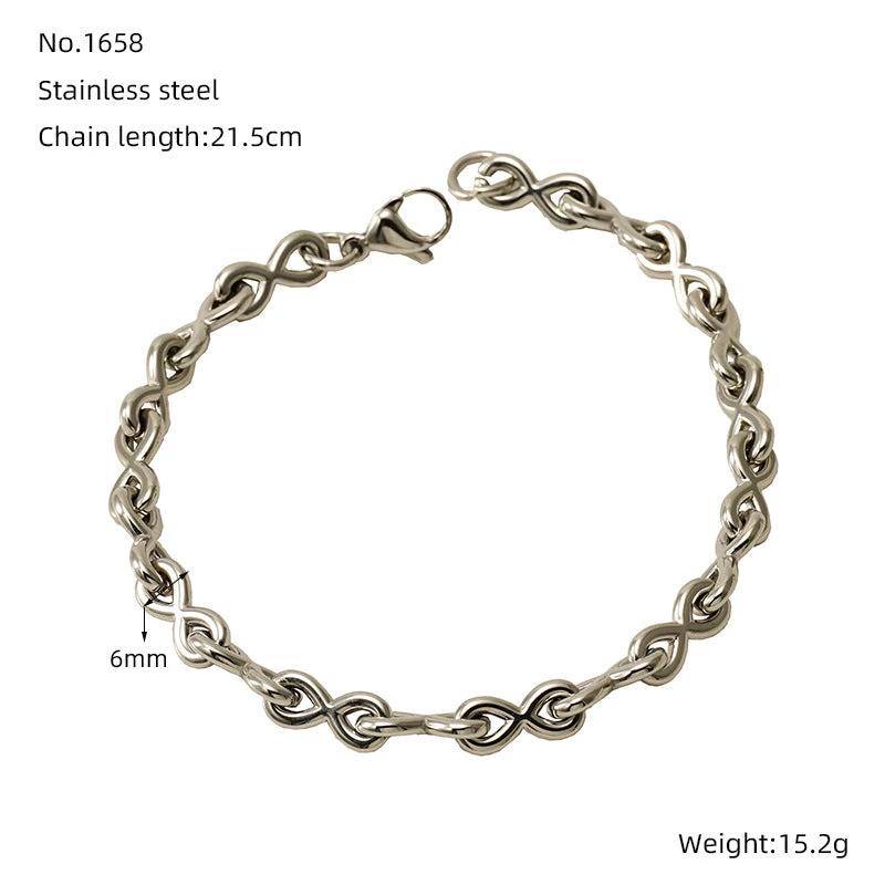 Stainless Steel Gold-plated Bracelet For Men by GJG Denim
