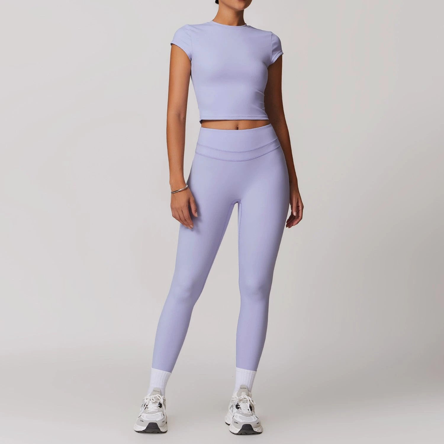 Yoga Suit Stretch High Waist Workout Clothes by GJG Denim