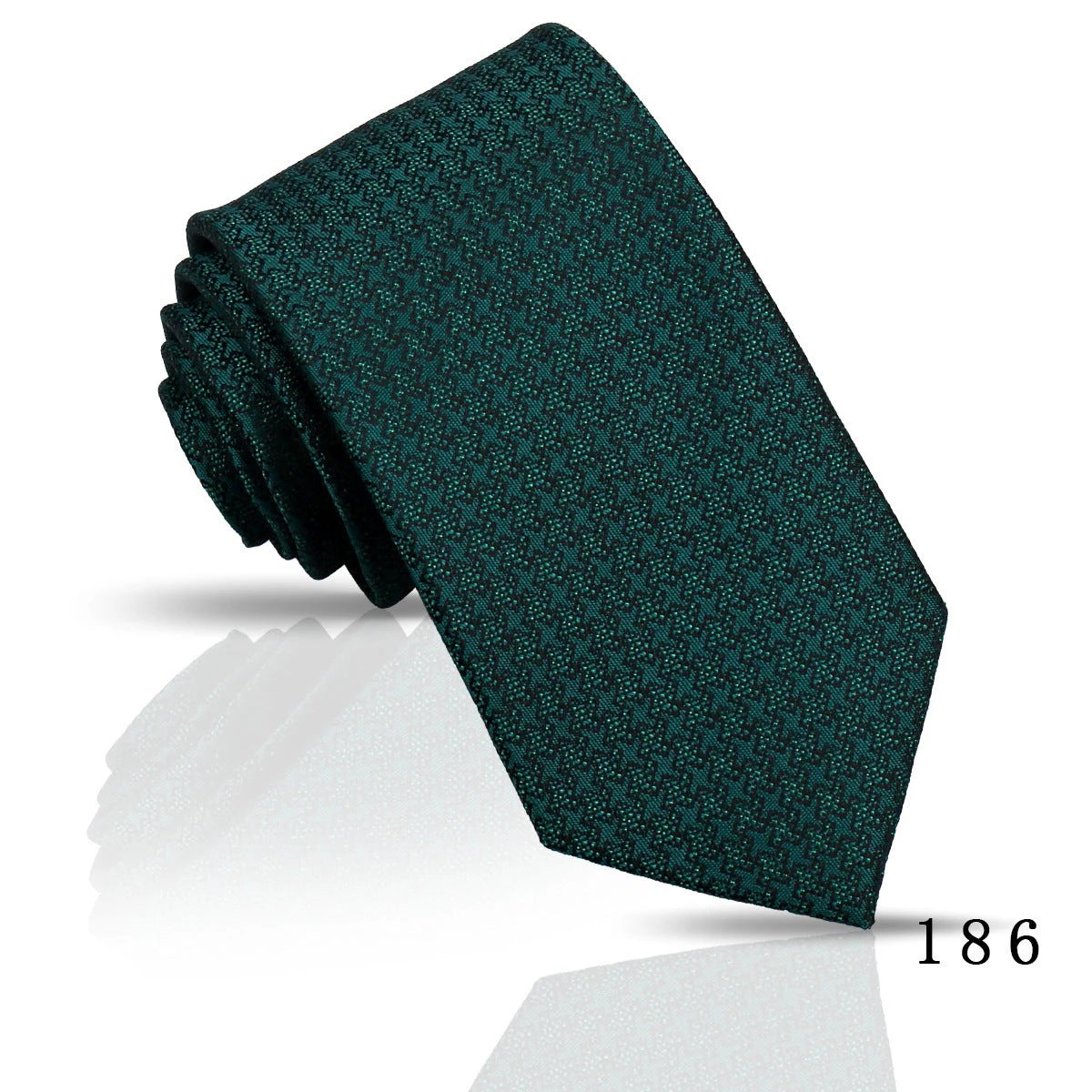 Men's Casual Polyester Jacquard Ties by GJG Denim