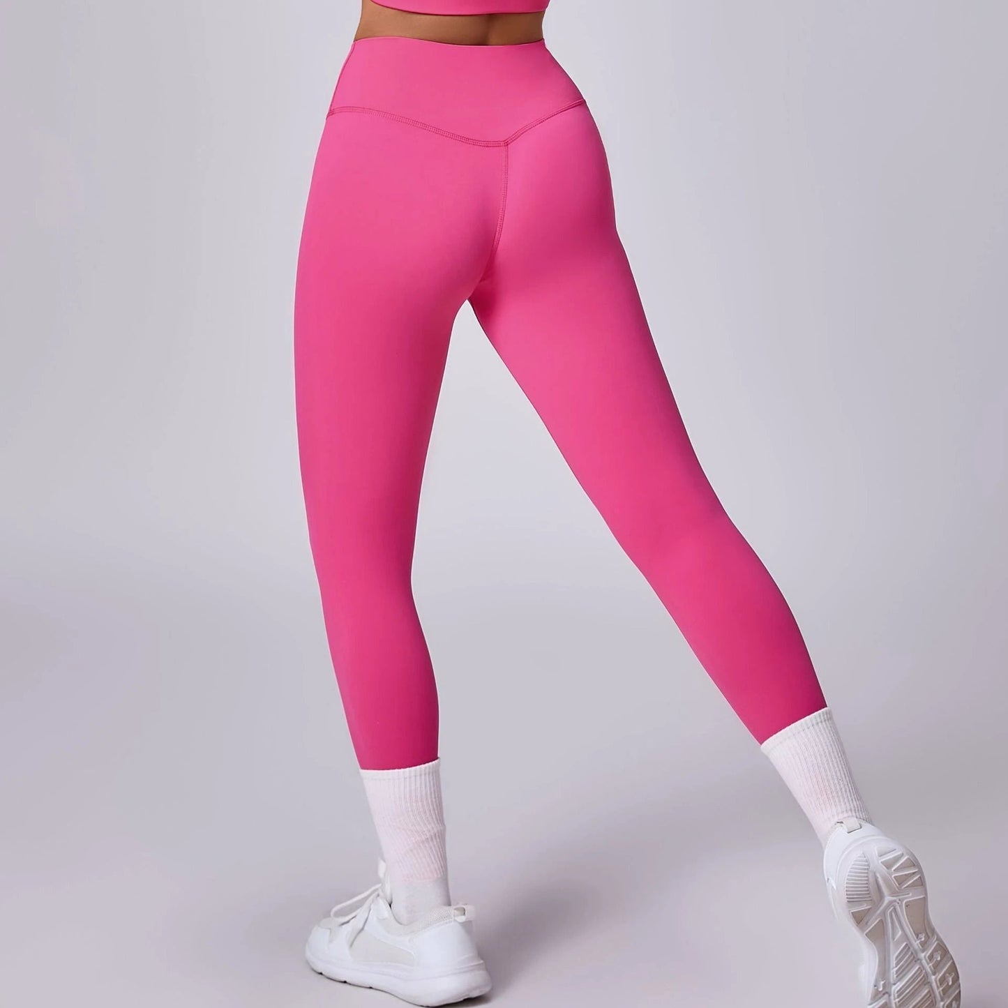 Running Nude Feel Quick-drying Fitness Pants Breathable Outer Wear Tight by GJG Denim