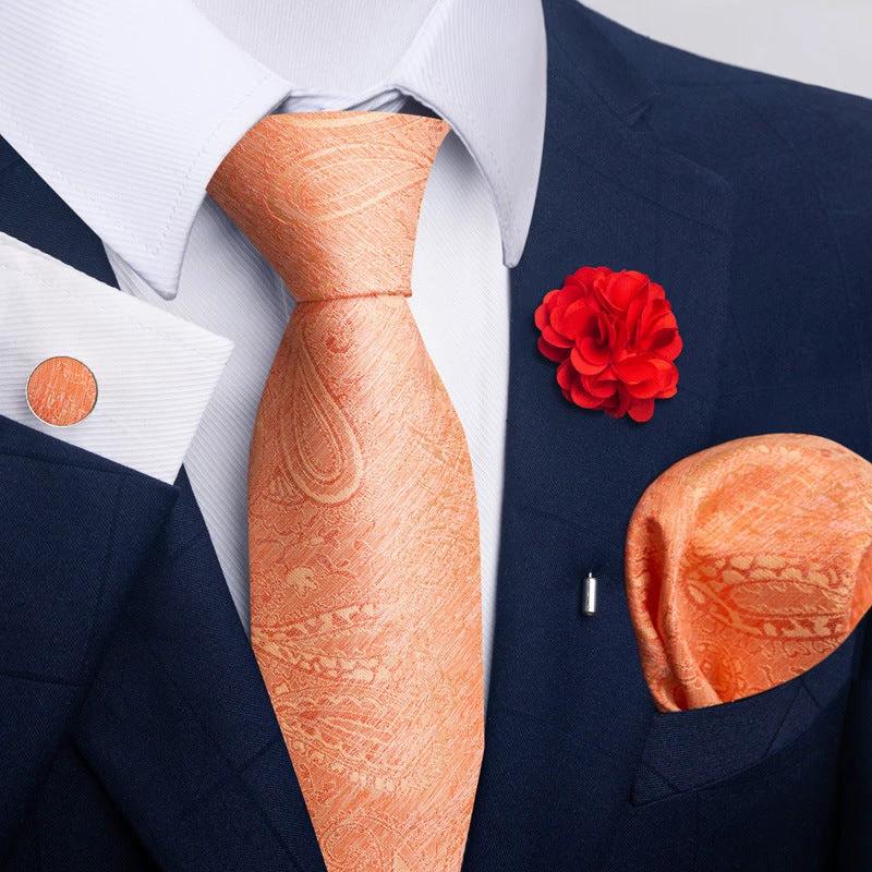 Men's Tie and Pocket Square Combo by GJG Denim