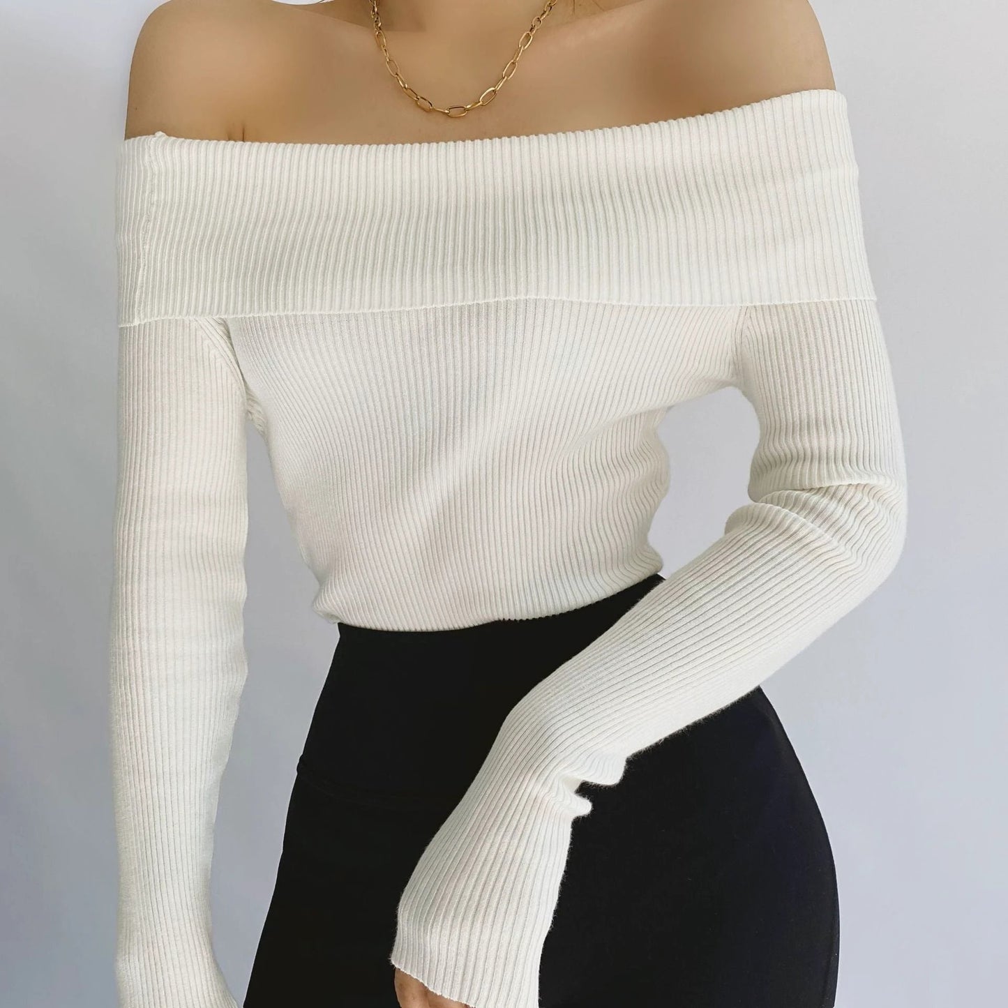 Women's Straight Shoulder Crotch Bodysuit by GJG Denim