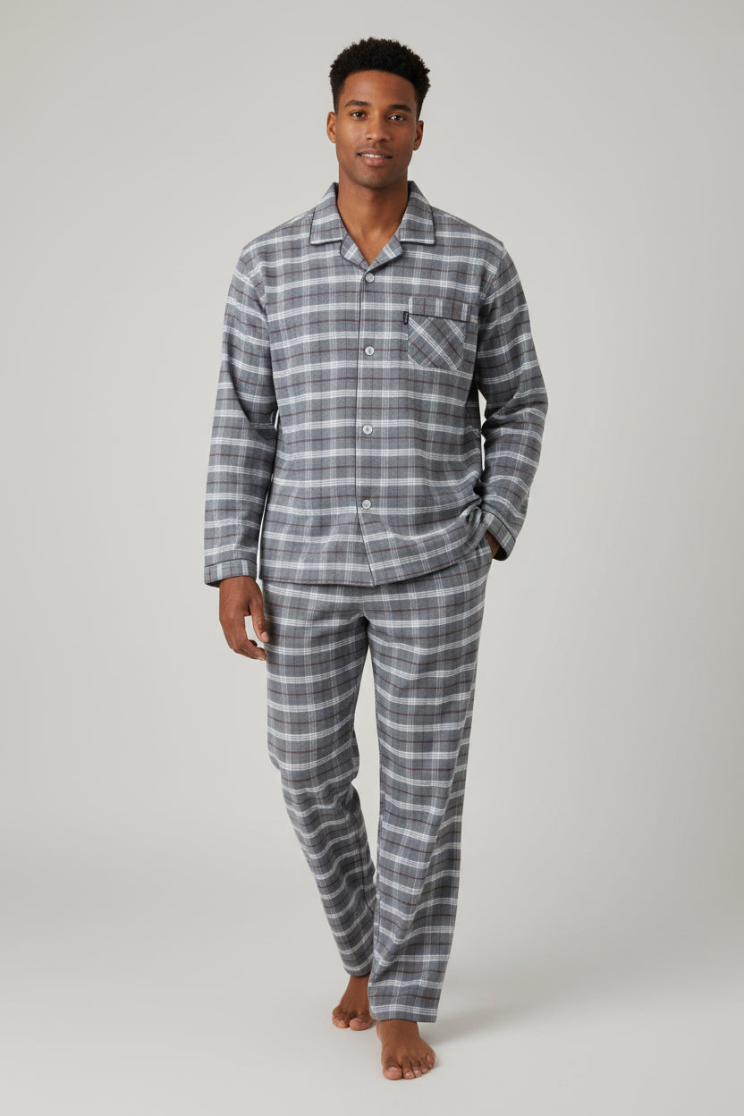 Men's Long Sleeve Pajamas Set by GJG Denim