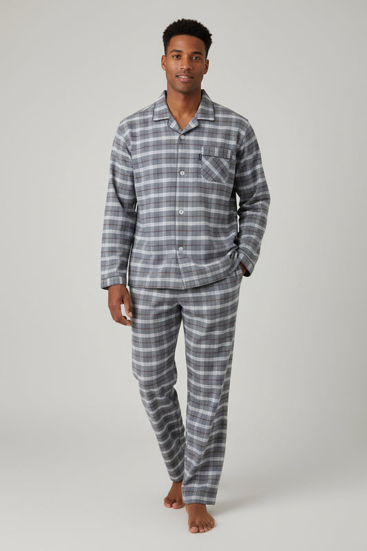 Men's Long Sleeve Pajamas Set by GJG Denim