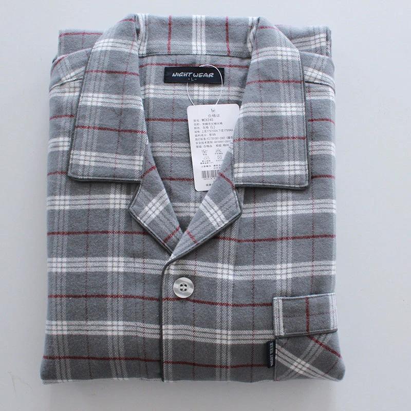 Men's Long Sleeve Pajamas Set by GJG Denim