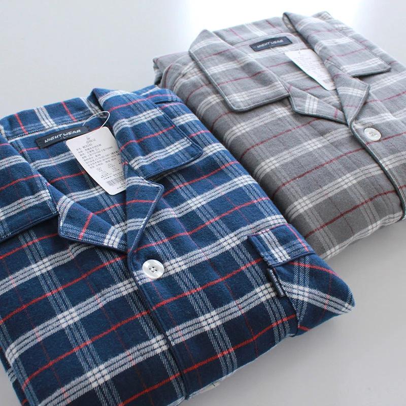 Men's Long Sleeve Pajamas Set by GJG Denim