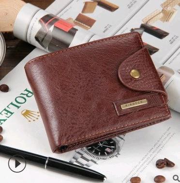 Men's Multi-functional Short Wallet by GJG Denim