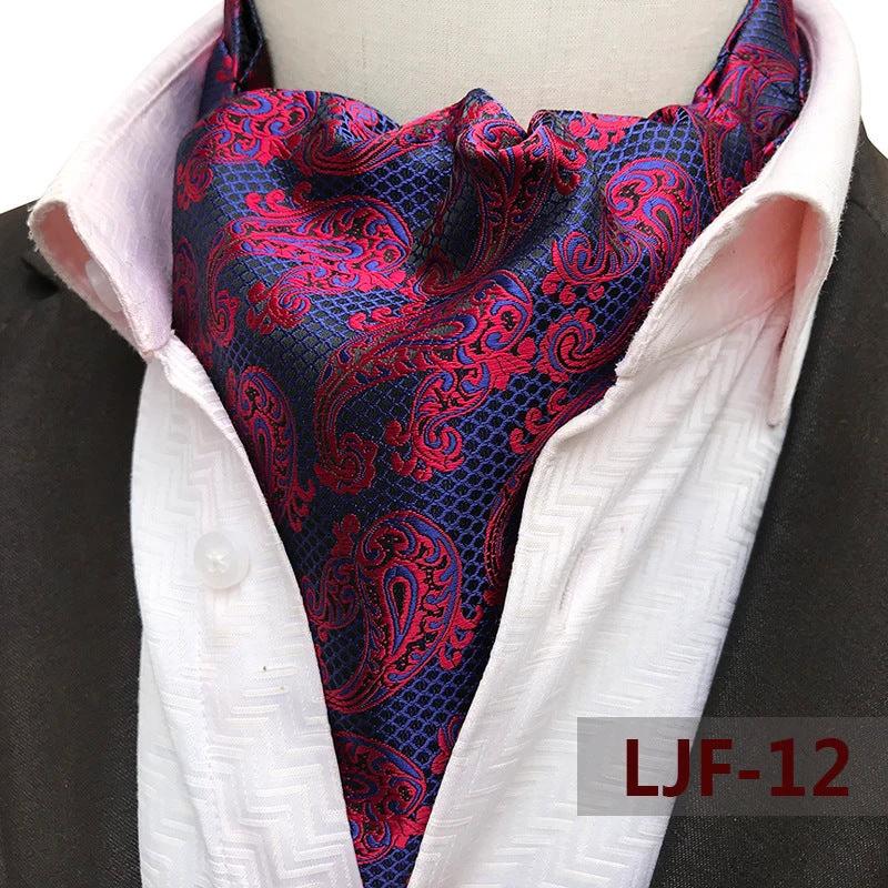 Men's Jacquard Polyester Scarf by GJG Denim