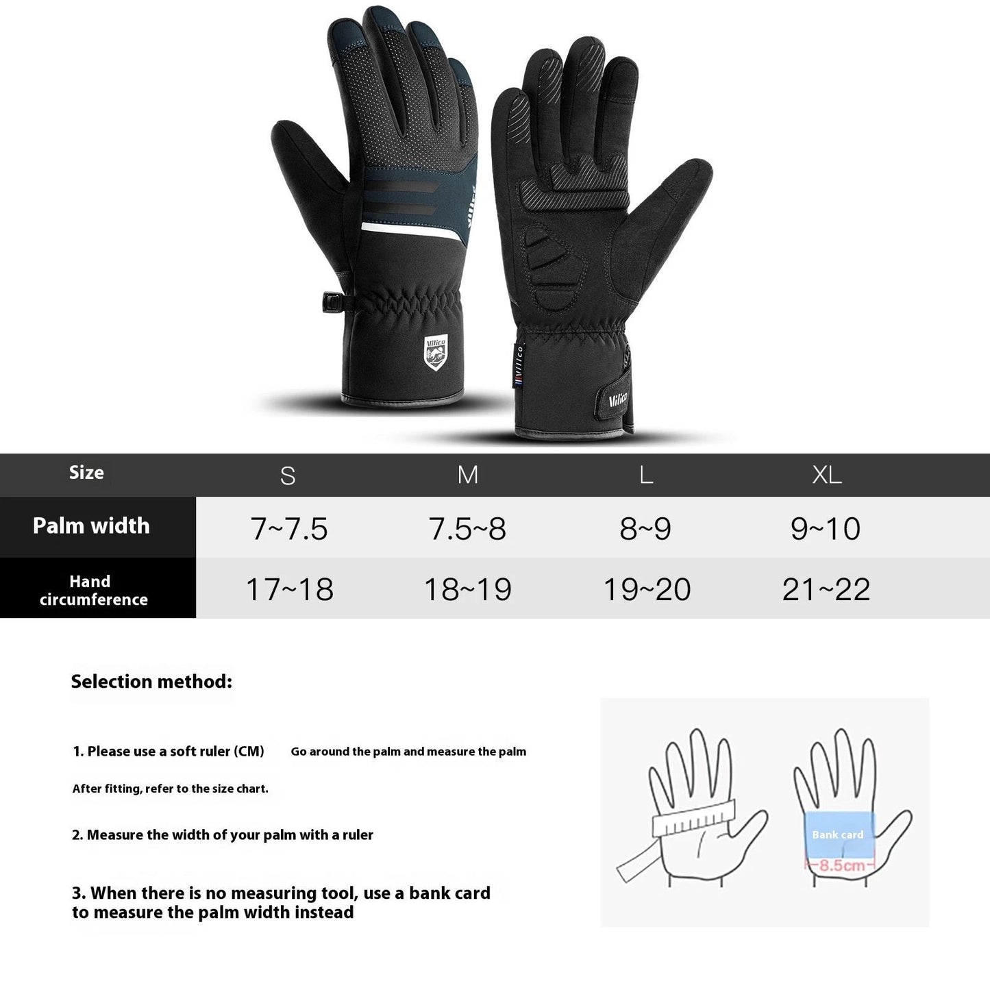 Men's Non-slip Cold Wear-resistant Gloves by GJG Denim