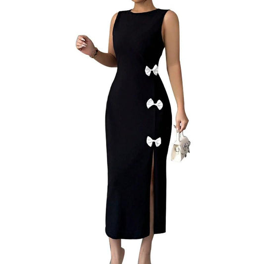 Spring And Summer European And American Style Elegant Slim Fit Dress by GJG Denim