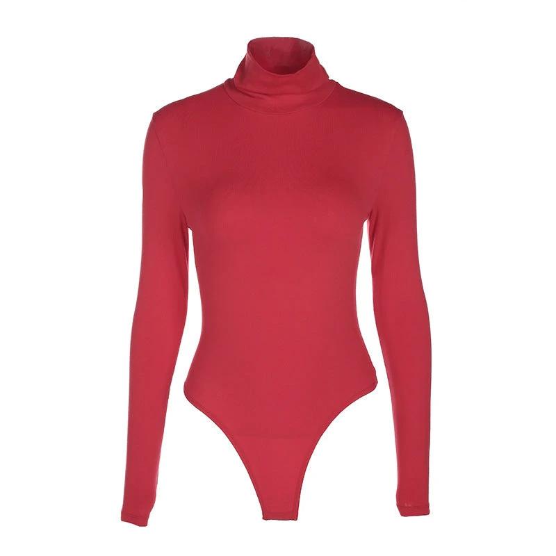 Turtleneck long sleeve bodysuit by GJG Denim