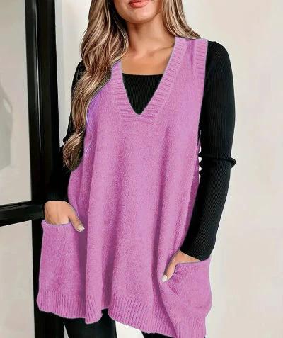 Loose Plus Size Sleeveless Pullover Casual Fashion by GJG Denim