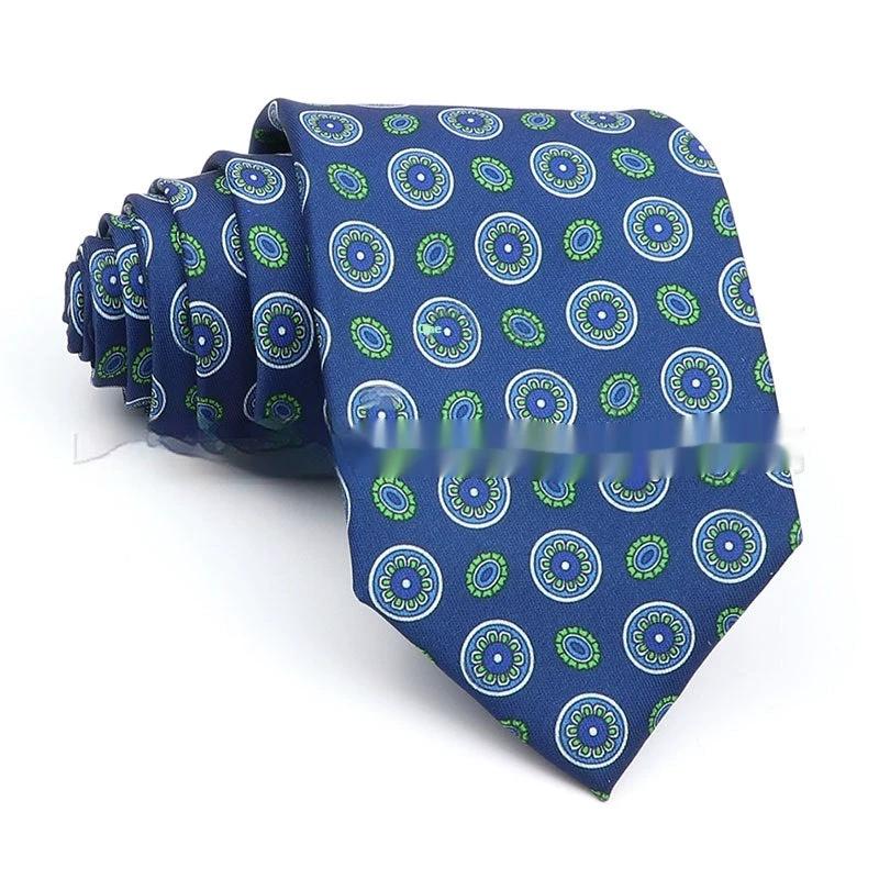 Business Polyester Men's Printed Tie by GJG Denim