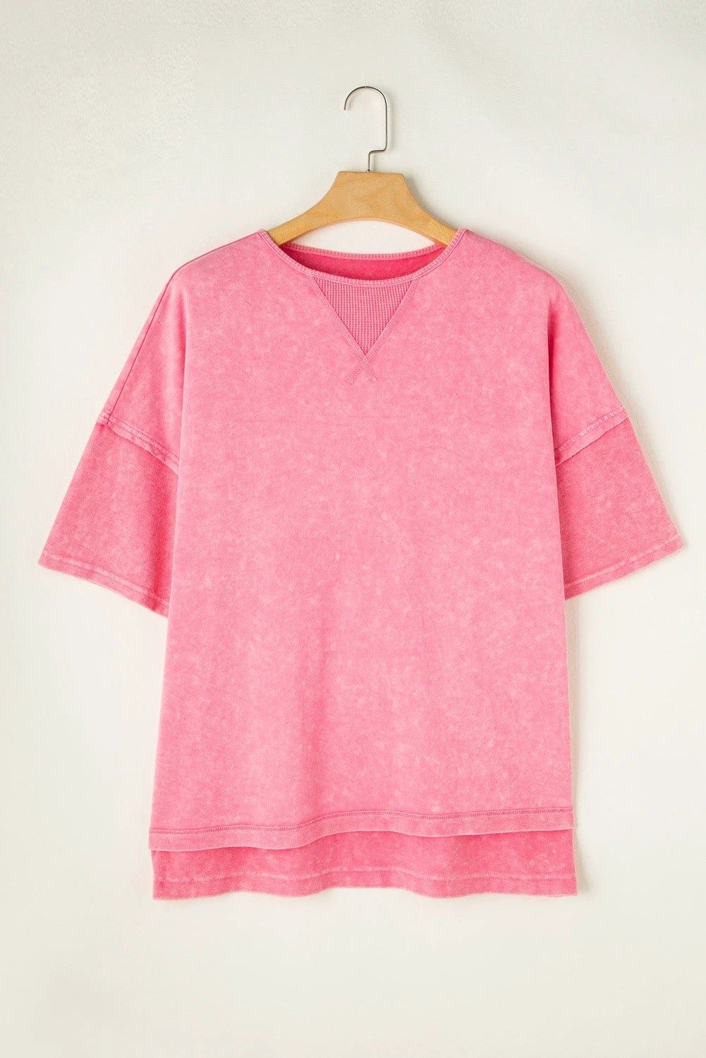Plus Size Round Neck Half Sleeve T-Shirt by Lady Ros