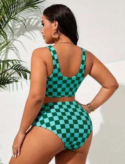Women's 2-piece Casual Swimsuit by GJG Denim