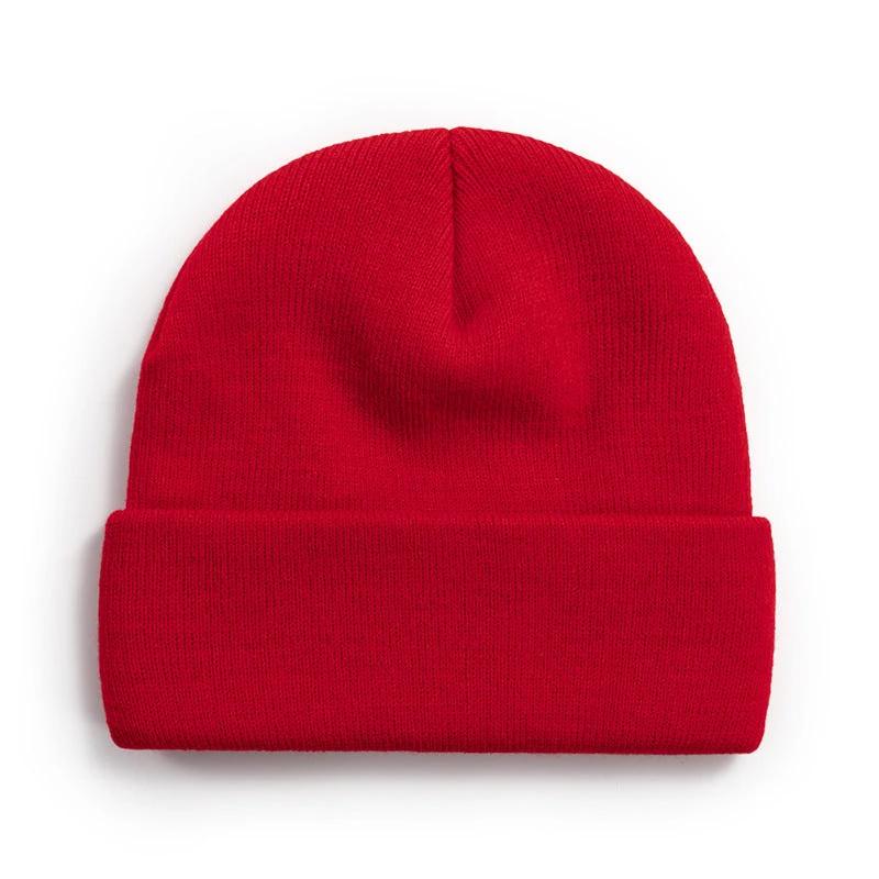 Men's Knitted Solid Color Beanie by GJG Denim