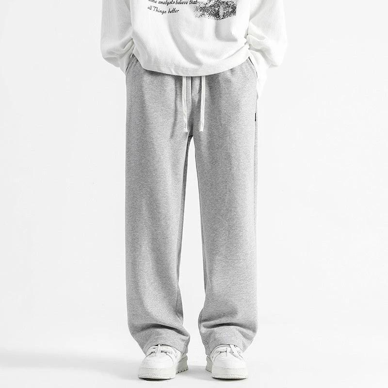 Casual Versatile Straight-leg Wide-leg Sweatpants For Men by GJG Denim