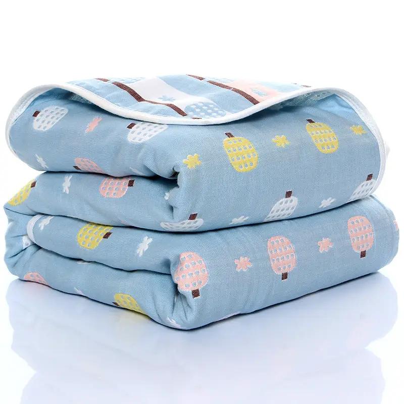 Six-layer Gauze Summer Air Conditioner Quilt Blanket by GJG Denim