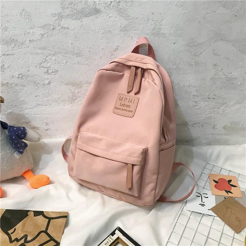 Men's Solid Backpack Large Capacity by GJG Denim