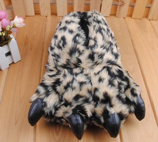 Warm Leopard Slippers by GJG Denim
