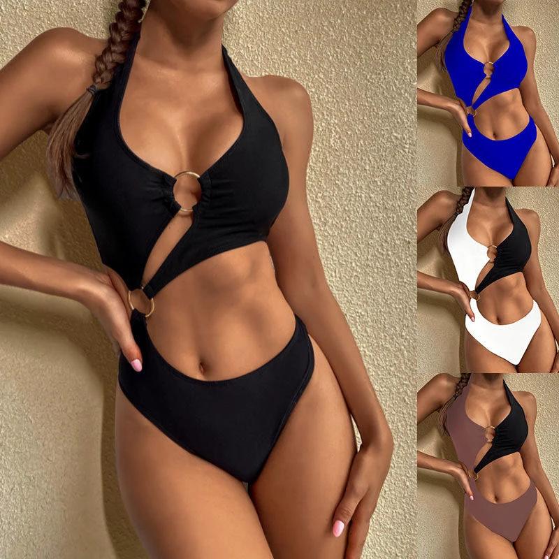 New Women's Conservative One Piece High Waist Swimwear by GJG Denim