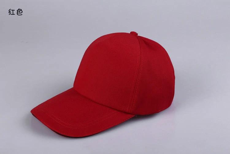 Cotton Custom Color Blank Baseball Cap For Men by GJG Denim