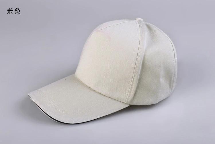Cotton Custom Color Blank Baseball Cap For Men by GJG Denim
