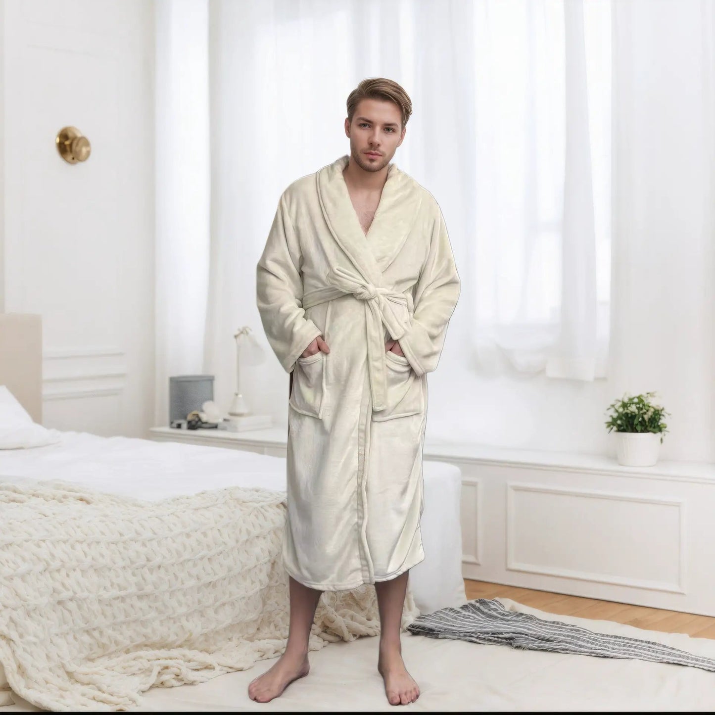 Men's Bathrobe by GJG Denim