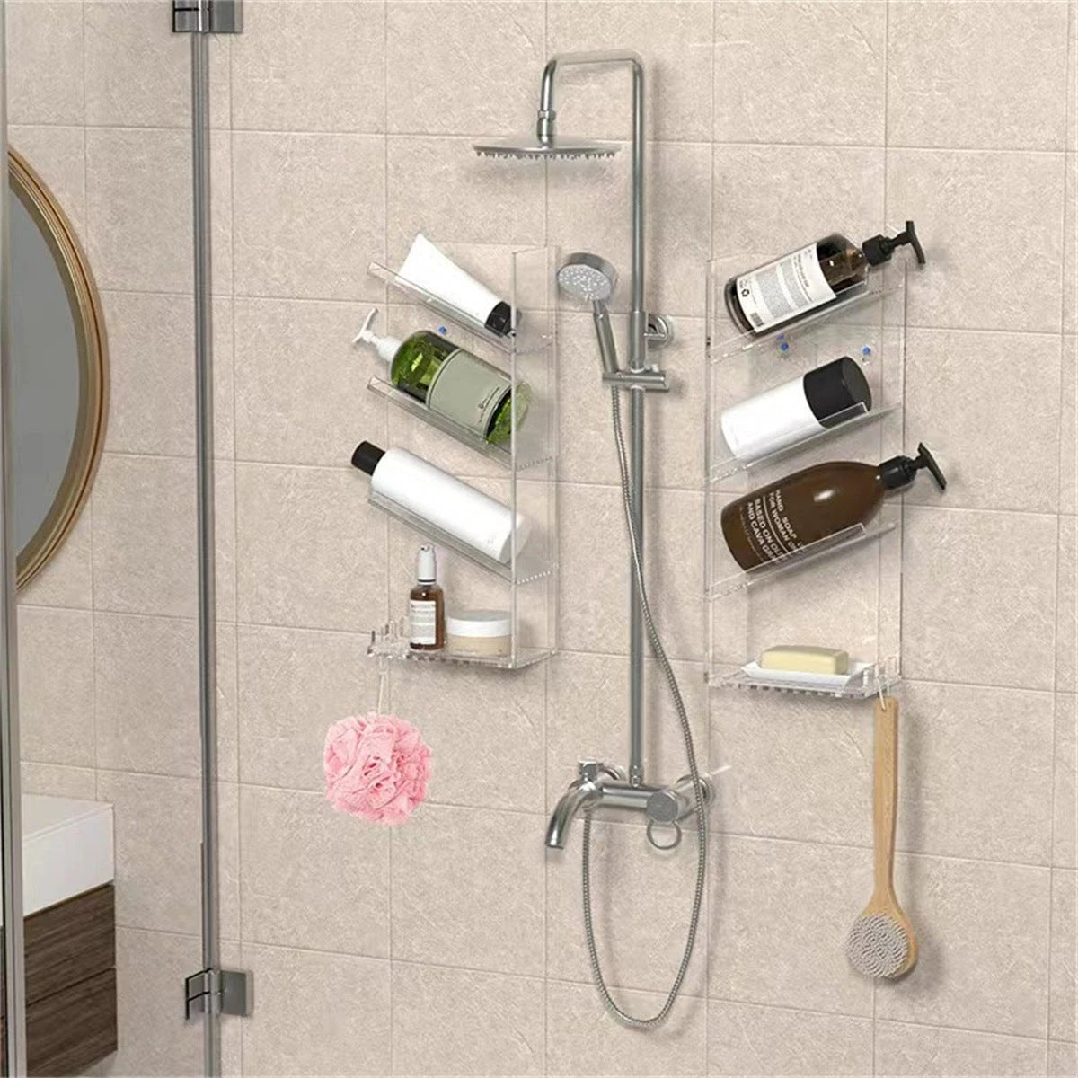 Shower Storage Rack by GJG Denim