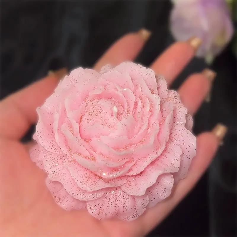 Low Temperature Candles Rose Flower Fragrance by GJG Denim
