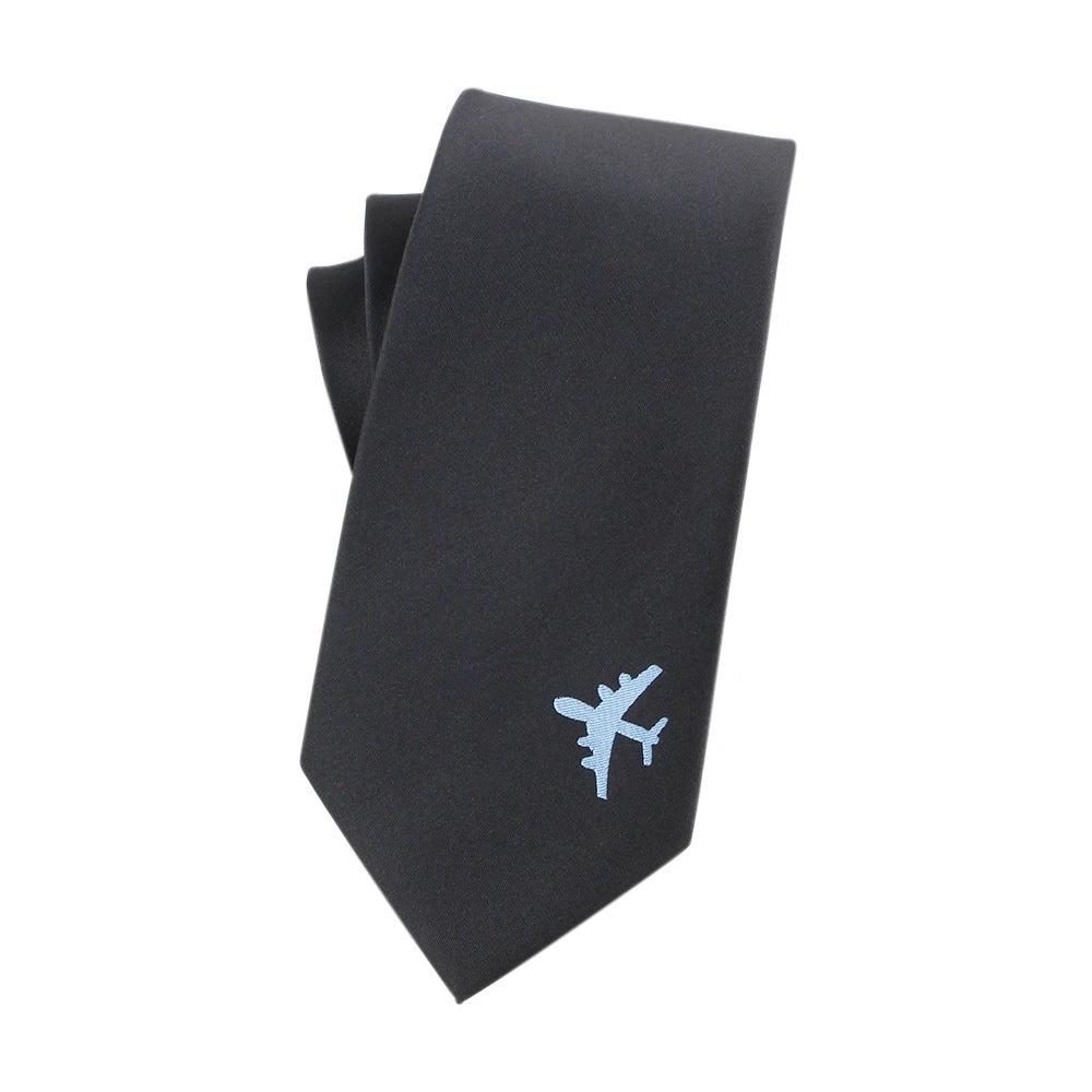Yarn-dyed Jacquard Polyester Men's Tie by GJG Denim