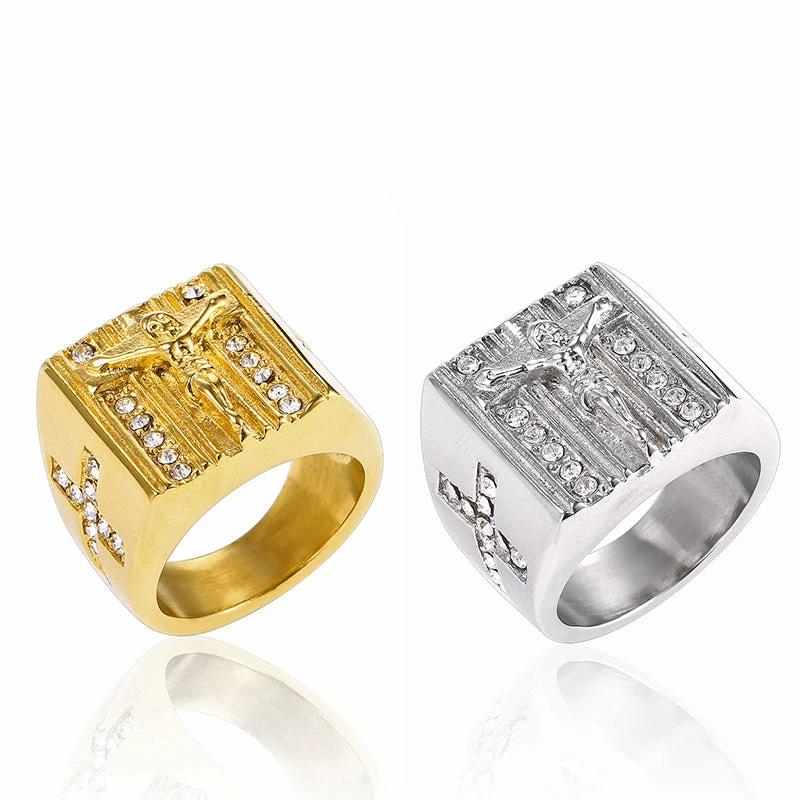 Retro Cross Ring For Men by GJG Denim