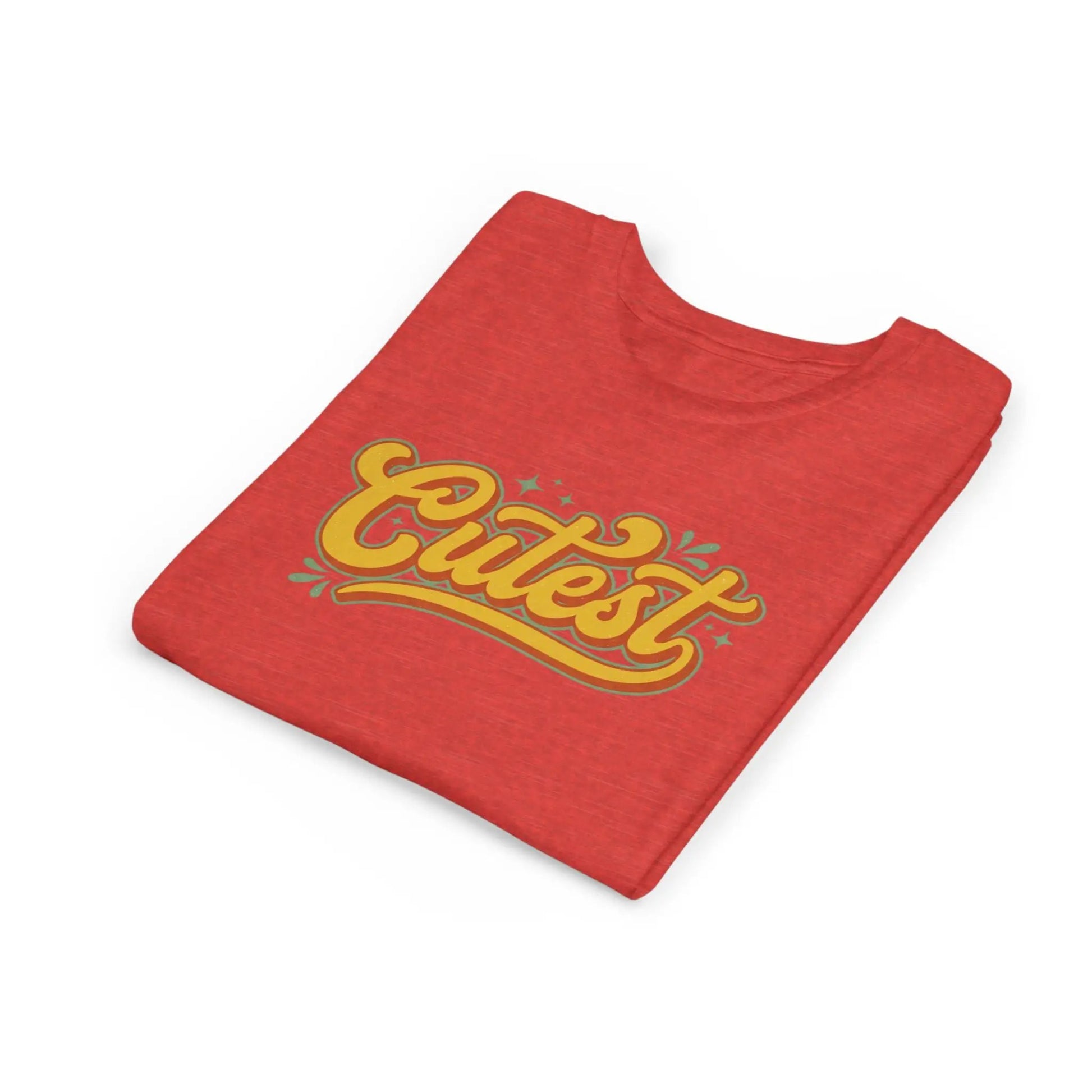 Cutest Youth Tee — Retro Script Kids T‑Shirt by Printify
